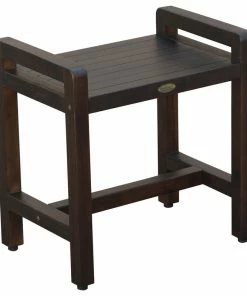 Budget 🎉 DecoTeak Classic 20" Ergonomic Teak Shower Stool With LiftAid Arms 🧨