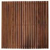 Brand new 🔔 Bare Decor Fuji String Spa Shower Mat In Solid Teak Wood Oiled Finish, 30"x30" 🤩