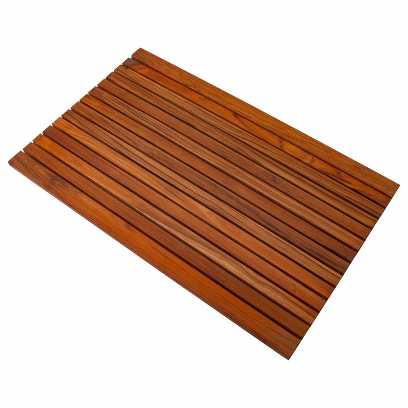 Coupon π€© Nordic Style Teak Shower And Bath Mat 31.4"x19.6", Wide End Slat π - Image 2