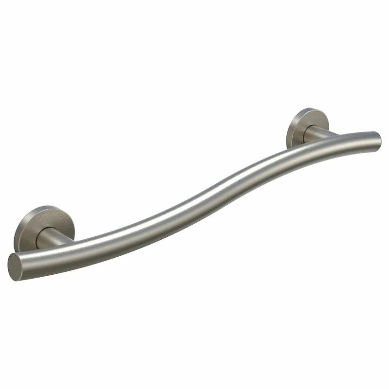 Buy 😍 Keeney Holdings LLC Keeney Wave Designer Grab Bar In Brushed Nickel, 36 In. 🎉
