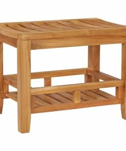 Cheap 😀 Chic Teak Inc. Teak Wood Bahama Shower Stool, 23" 😉