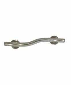 Promo 🛒 CSI Bathware 24" Left Hand Waved Shaped Grab Bar, Polished Stainless 🥰