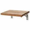 Best Sale ⭐ ANZZI Shoren 16.93 In. Teak Wall Mounted Folding Shower Seat 😉