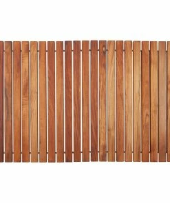 Hot Sale ⌛ Nordic Style Oiled Teak Shower/Bath String Mat 31.4"x19.6" 🥰