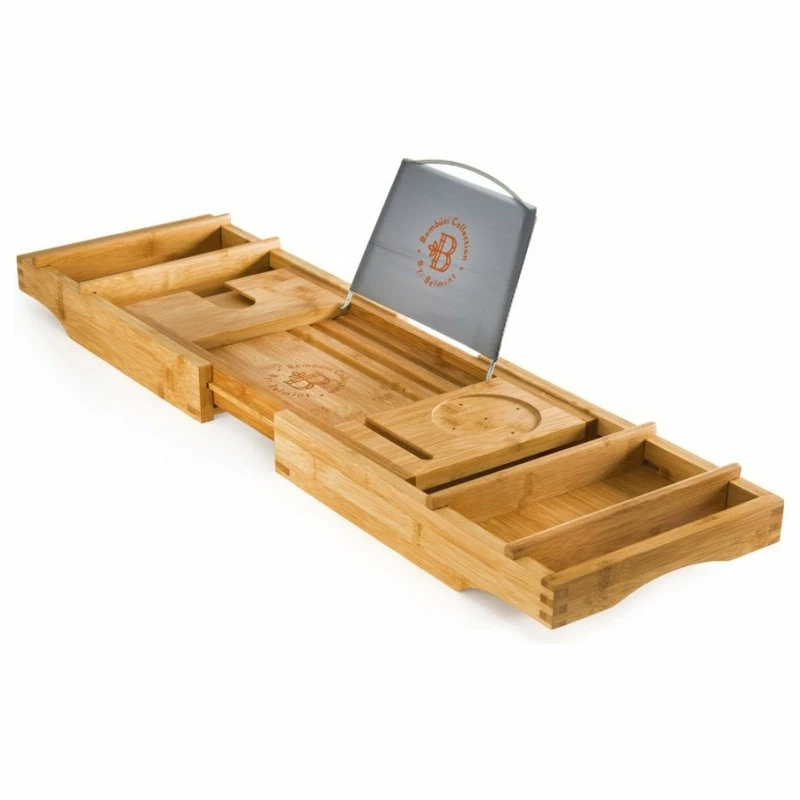 Top 10 𧨠Belmint Expandable Bamboo Bathtub Caddy Bath Tray For A Spa Relaxing Bath By Bambusi π§¨