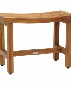 Hot Sale ✔️ AquaTeak Patented 24" Sumba™ Lotus Teak Shower Bench 🤩
