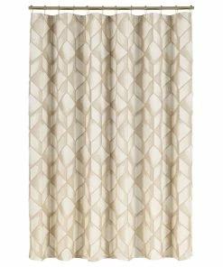 Discount 🤩 Five Queens Court Helene Shower Curtain, Ivory 😉