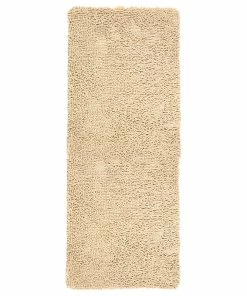 Flash Sale 🧨 Lavish Home Shag Memory Foam Bath Mat, 2' X 5', Ivory 👍