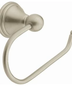 Cheap 🛒 Moen Preston European Toilet Paper Holder, Brushed Nickel ✨