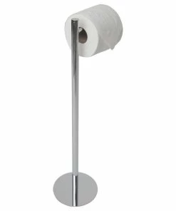 Coupon 👏 Valsan Bathrooms Essentials Contempoary Free Standing Toilet Paper Holder, Chrome 🥰