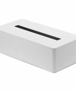 Hot Sale 🧨 Yamazaki Home Tissue Case, Steel, White 😉