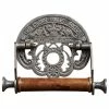 Brand new ✔️ ADFIX IRONMONGERY Ironmongery The Crown Toilet Paper Holder - Cast Iron Bathroom Wall Fi 😍