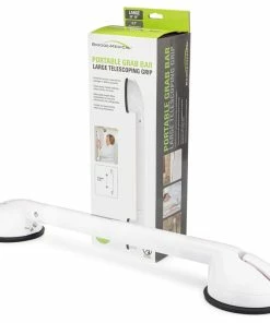 Cheapest ❤️ Bridge Medical Telescoping Portable Suction Grab Bar, Large 🔔