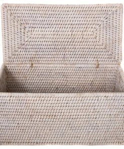 Best reviews of ๐ Artifacts Trading Company Artifacts Rattan Double Tissue Box, White Wash ๐