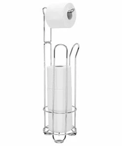 Promo 🎉 ToiletTree Products Modern Deluxe Freestanding Stainless Steel Toilet Plunger 😍