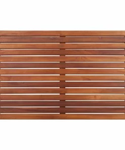 Best Sale 🎁 Nordic Style Oiled Teak Shower And Bath Mat 31.4"x19.6" ✨