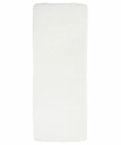 Deals 💯 24"X59" Memory Foam Extra Long Bath Mat By Lavish Home, Jacquard Fleece, White 🎉