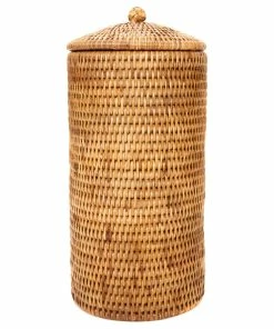 Deals 👏 Artifacts Trading Company Artifacts Rattan Double Toilet Roll Holder, Honey Brown 🔥