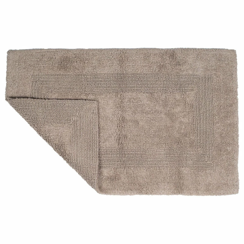 Buy 😀 100% Cotton 2 Piece Reversible Rug Set By Lavish Home, Taupe ✔️ - Image 3