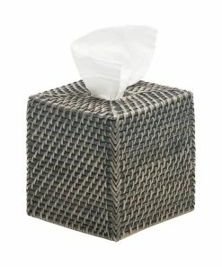 Best reviews of ๐ KOUBOO Laguna Square Rattan Tissue Box Cover, Black Antique ๐ฅฐ