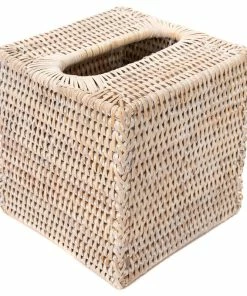Cheap ๐ Artifacts Trading Company Artifacts Rattan Column Tissue Box, White Wash ๐ฅฐ