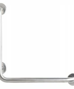 Coupon 😍 CSI Bathware 30" X 30" Right Hand L-Shaped Vertical Angle Grab Bar, Satin 🎉