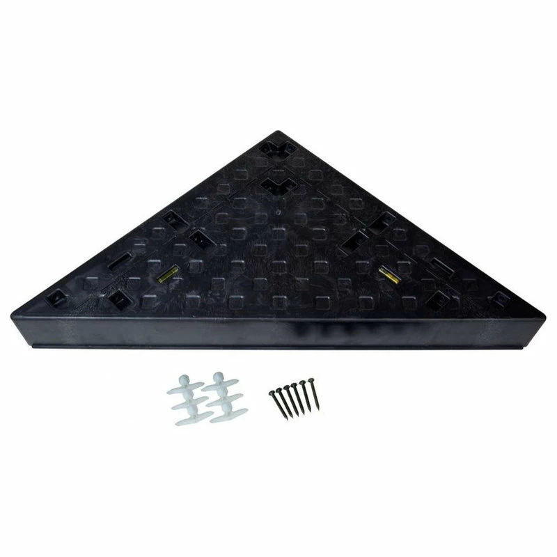 Outlet ✔️ Goof Proof Ready To Tile Shower Corner Seat Shelf Foot Rest Bathroom Bench ⌛