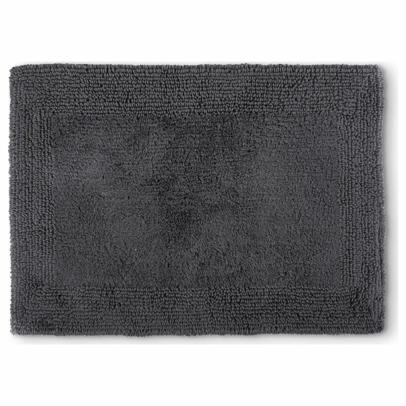 Best deal ⭐ Grund America LLC Grund 100% Organic Cotton Reversible Bath Rug - Puro Collection, Slate Gray, 17" 🔥