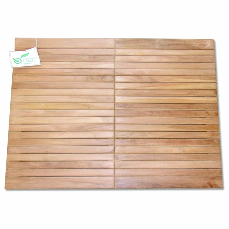Best Pirce 💯 Windsor Teak Furniture Indoor/Outdoor Teak Shower Mat...36" X 30" X 1.5" 14 Lbs, By Windsor Teak 👏