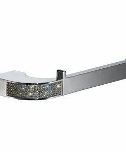 Wholesale 🔔 Secret Bath Cecilia Swarovski Crystals Toilet Paper Holder Without Lid, Polished Chrome 😍