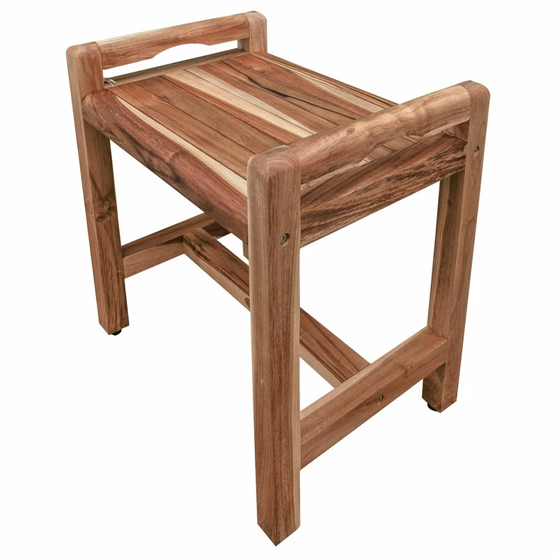 Brand new ⭐ EcoDecors EarthyTeak Classic 18" Shower Bench With LiftAide Arms 🛒 - Image 3