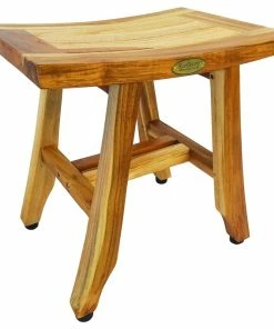 Cheap 🌟 EcoDecors EarthyTeak Satori 14" Compact Shower Bench 🤩