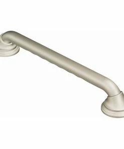 Cheapest 👍 Moen Grab Bar Brushed Nickel 12" Designer Grab Bar R8712D3GBN 👍