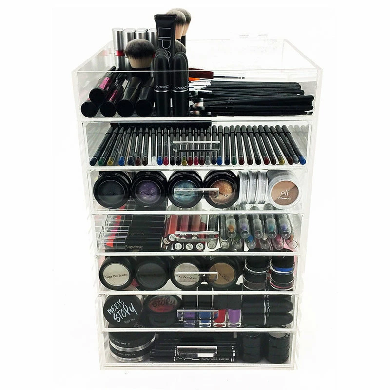 Buy ✔️ Vandue Corporation OnDisplay 7 Tier Acrylic Cosmetic/Makeup Organizer - Multi-Tiered Clear Drawer 🎉 - Image 3