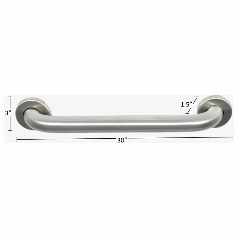 Cheap โจ CSI Bathware 27 Inch Straight Bar With 1.25" OD, Satin Stainless ๐ - Image 2