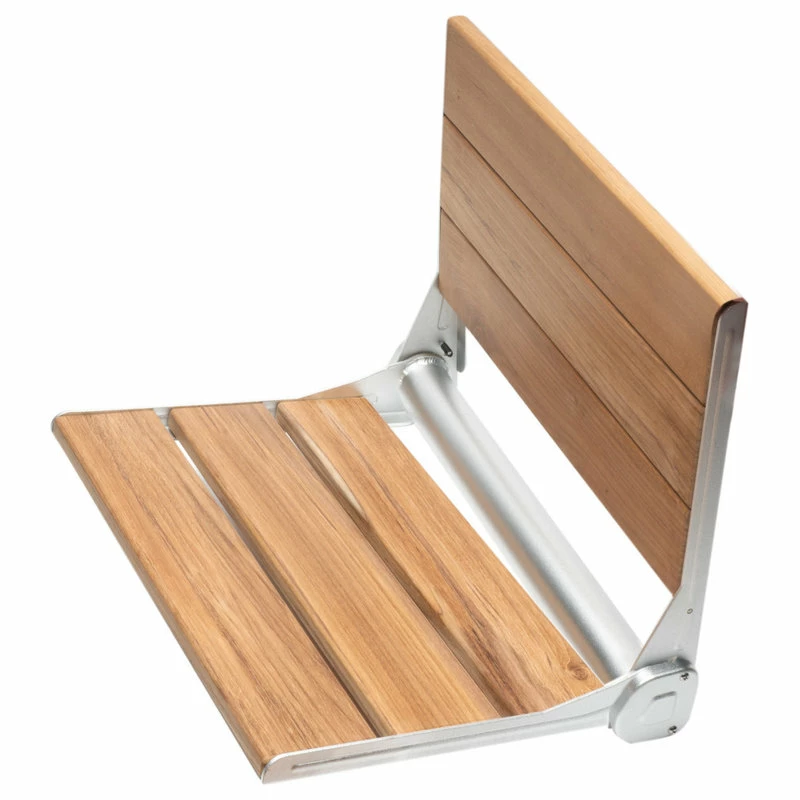 Cheapest 🎉 Alfi Trade ALFI Brand ABS17 17" Folding Teak Wood Shower Seat Bench With Backrest 🥰 - Image 3