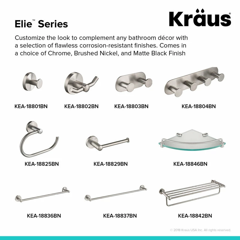 Budget ๐ Kraus USA, Inc. Elie Bathroom Toilet Paper Holder, Brushed Nickel ๐ - Image 5