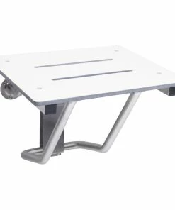 Discount 🛒 CSI Bathware Rectangle Slatted Wall Mounted Folding Shower Seat, 18"x15" 😀