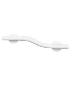 Deals 🔥 CSI Bathware Right Hand Wave Shaped Grab Bar, Powder White, 18" 😀