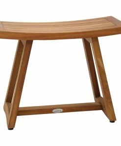 New 🥰 AquaTeak Patented 24" Asia® Buru Teak Shower Bench ❤️