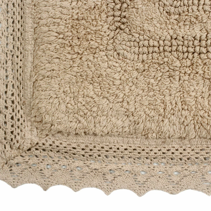 Best Pirce ⭐ Home Weavers Inc. Opulent Collection - Reversible 4 Piece Bath Rug Set, Machine Wash, Linen ✨ - Image 4