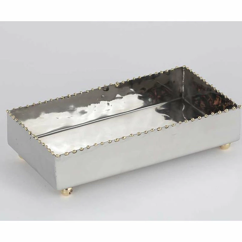 Cheap 🤩 Dessau Home Nickel And Gold Bead Towel Holder 👏 - Image 2