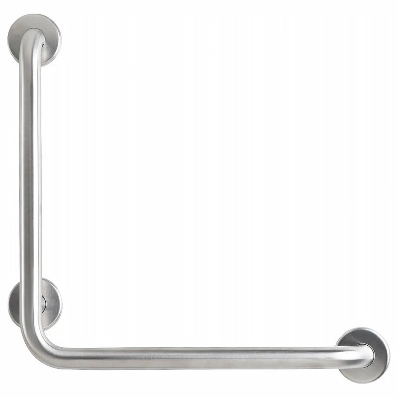 New 🌟 CSI Bathware 18" X 18" Right Hand L-Shaped Grab Bar, Satin 🥰
