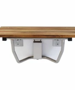 Coupon ๐ Grab Bar Specialists Rectangular Folding Shower Seat, Teak Wood, 28 ", Wall Mount โ