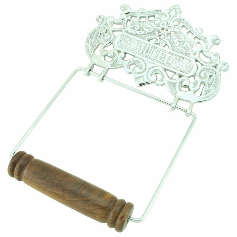 Flash Sale 🌟 Renovators Supply Manufacturing Antique Toilet Paper Holder Chrome Princess Crown Tissue | 😉 - Image 3