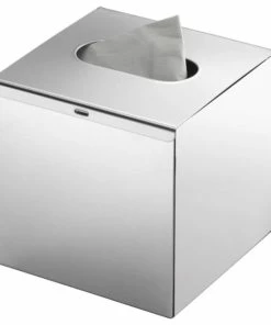 Best Pirce 😍 Nameeks Modern Square Polished Chrome Tissue Box Cover 👏