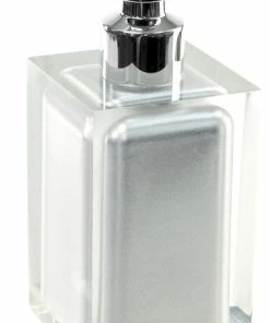 New ✨ Nameeks Square Countertop Soap Dispenser, Silver ✔️