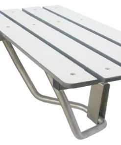 Buy ⌛ CSI Bathware L-Shape Wall Bracket Shower Seat With Phenolic Slats, 26"x21", Right Hand 👍