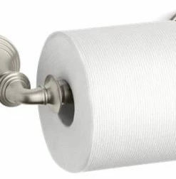 Promo 🤩 Kohler Devonshire Toilet Tissue Holder, Vibrant Brushed Nickel 😀