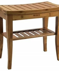 Promo 🎁 Redmon Bamboo Shower Seat, Bamboo 🥰